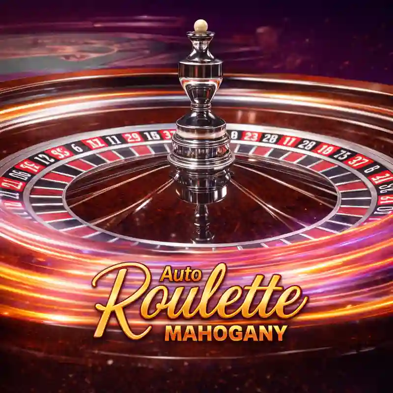 Mahogany Auto Roulette online casino game by Evolution